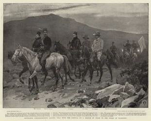 Newspaper Correspondents Leaving Volo with the Consuls on a Mission of Peace to the Turks at Velestino